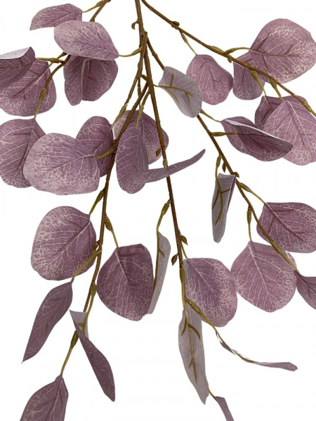 Eukaliptus gałązka 56 cm fioletowy