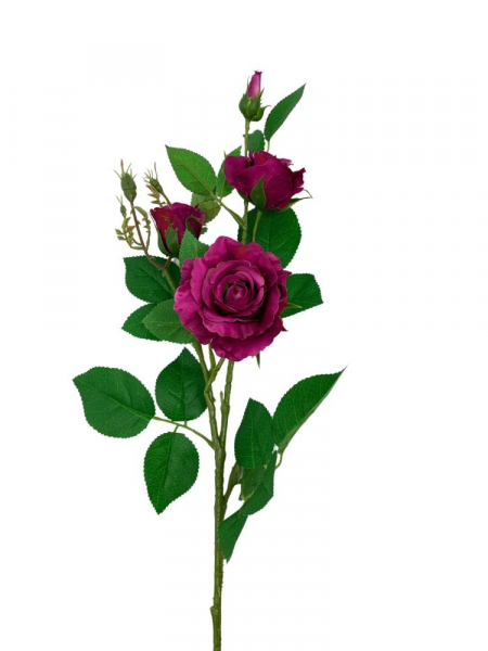 Róża gałązka 77 cm fuksjowa