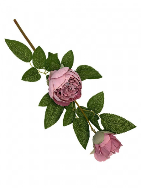 Piwonia gałązka 47 cm pastelowy fiolet