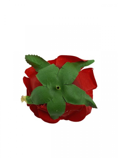 Róża główka 9 cm intensywna czerwień