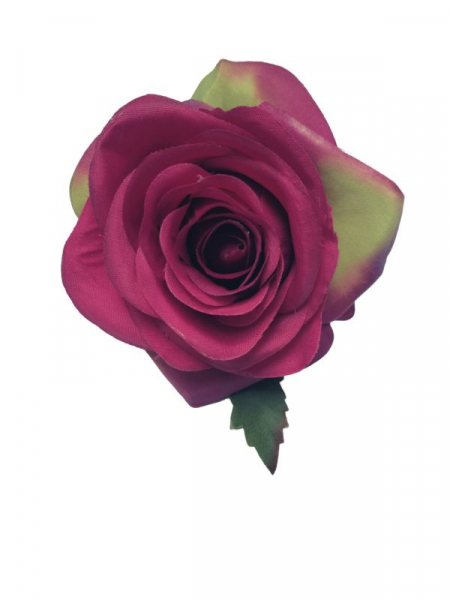 Róża główka 9 cm fuksja