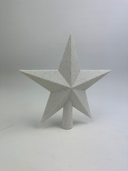 Gwiazda na szczyt choinki 20 cm