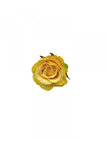 Róża główka 6 cm żółta