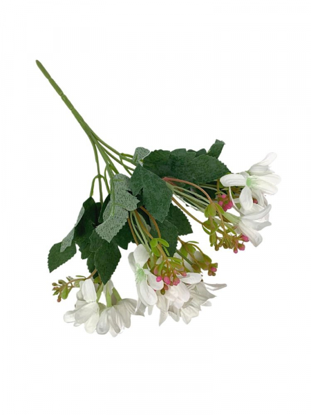 Bukiet z białymi kwiatuszkami 26 cm