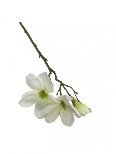 Magnolia gałązka 40 cm biała
