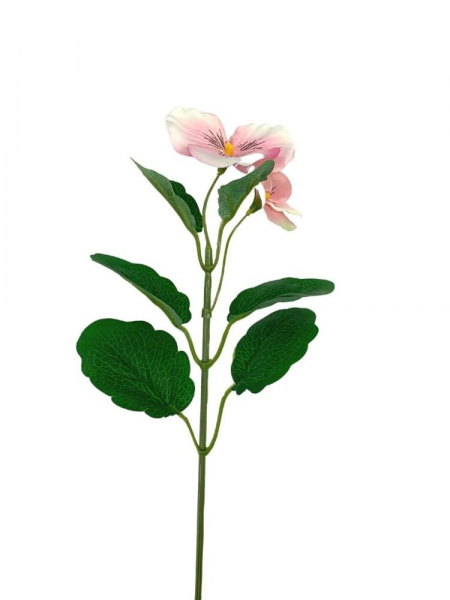 Bratek gałązka 33 cm jasno różowy