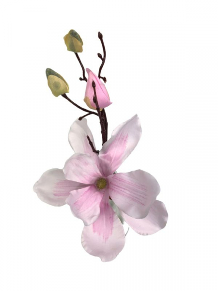 Magnolia gałązka 33 cm jasno różowa